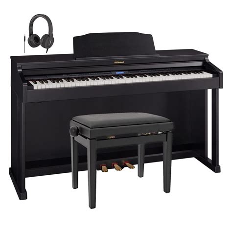 DISC Roland HP601 Digital Piano Contemporary Black Package Na