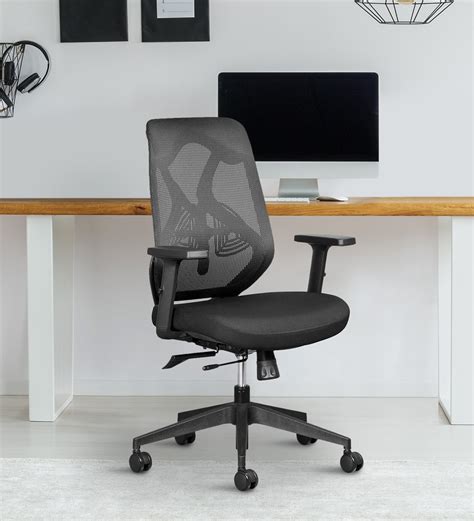 Buy Hydra Breathable Mesh Ergonomic Chair In Black Colour At Off By