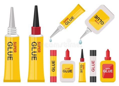 Glue Bottle Vector Design Illustration Isolated On White Background