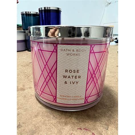 3 WICK CANDLE BBW Rose Water Ivy Candle Bath Body Works Shopee Philippines