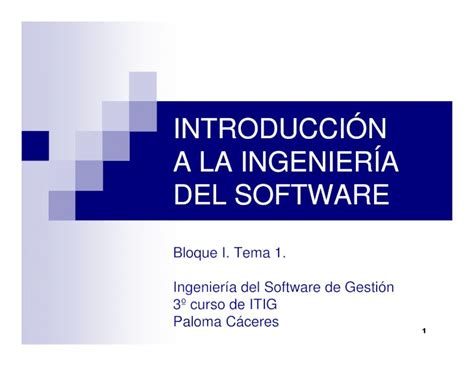 Pdf Introducci N A La Ingenier A Del Software Diferencia Entre