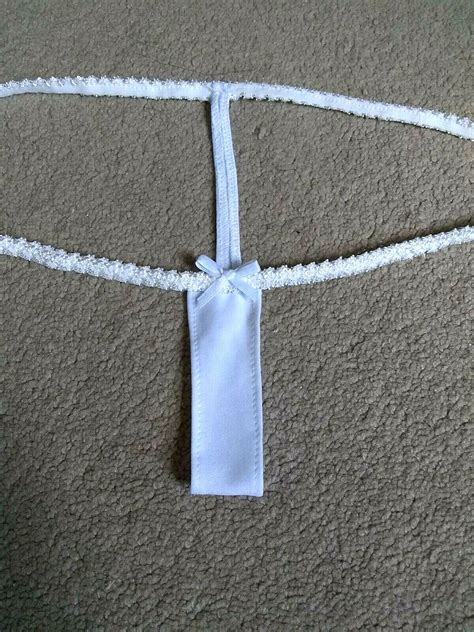 Crochet Sexy Bikini Bottom Thong Women Extreme Micro Bikini G String Size L EBay