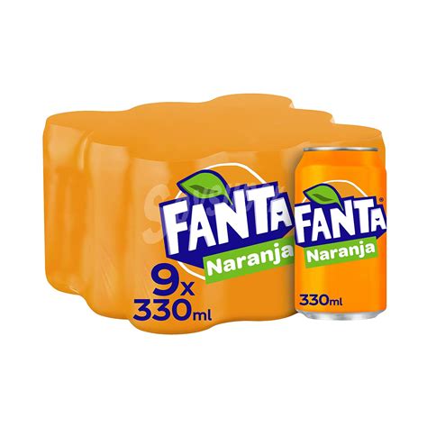 Fanta Refresco De Naranja Pack De 9 Latas X 33 Cl