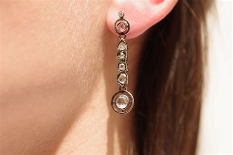 Long Earrings Diamonds Maison Mohs