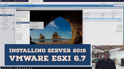 How To Install Windows Server 2019 On VMWare ESXi 6 7 YouTube