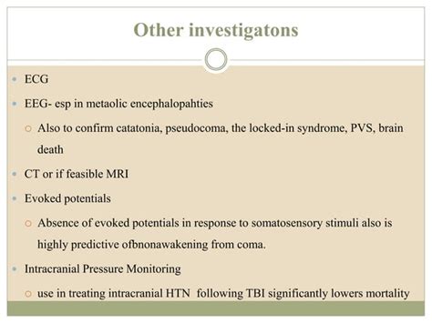 Approach to stupor and coma | PPT