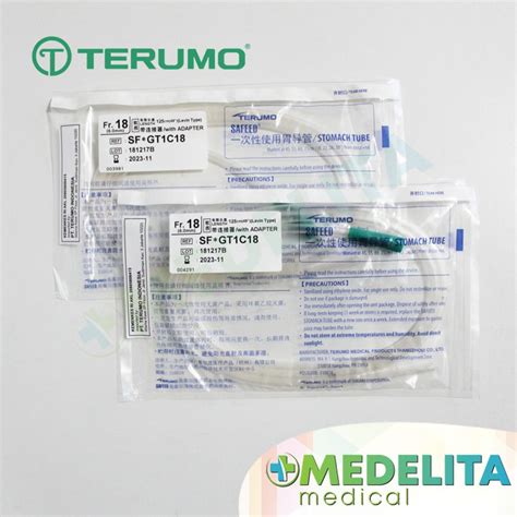 Jual Stomach Tube FR 18 Selang Makan NGT TERUMO Shopee Indonesia