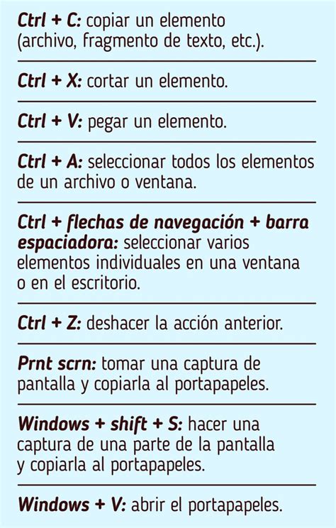 55 Atajos De Teclado Para Un Trabajo Rápido En Windows 10 Ideas En 5