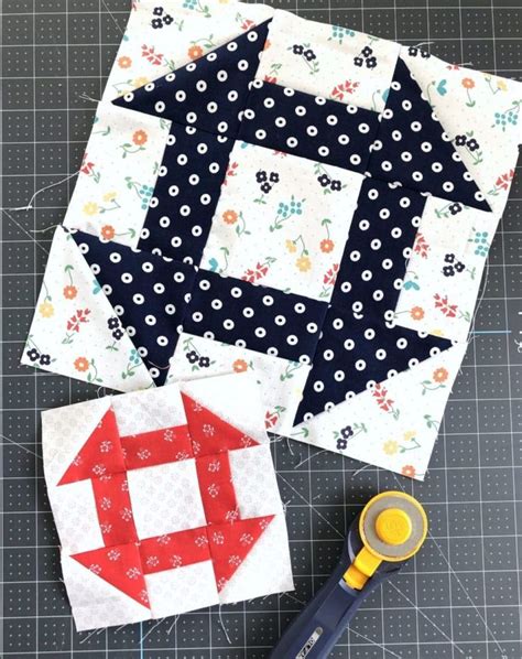How To Make A Churn Dash Quilt Block Polka Dot Chair Quilt Block
