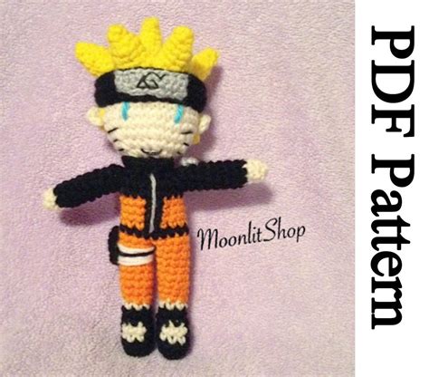 Naruto Shippuden Inspired Crochet Naruto Uzumaki Amigurumi Etsy