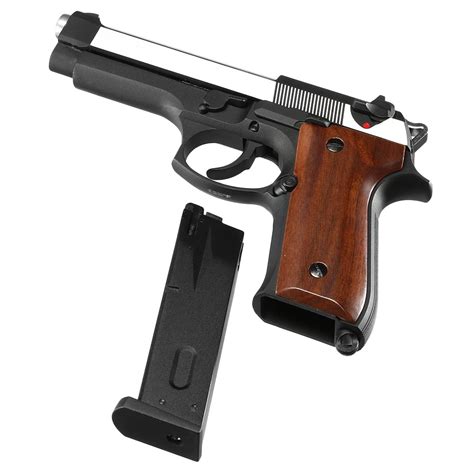 KLI M92 Vollmetall GBB 6mm BB Dual Tone mit Echtholzgriffschalen kaufen