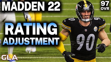 Madden 22 Olb T J Watt Realistic Rating Adjustment 97 Ovr Youtube