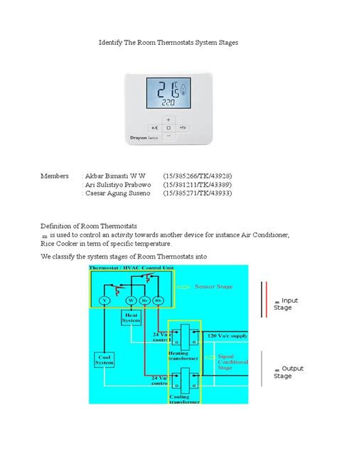 Pdf Identify The Room Thermostats System Stages Dokumentips