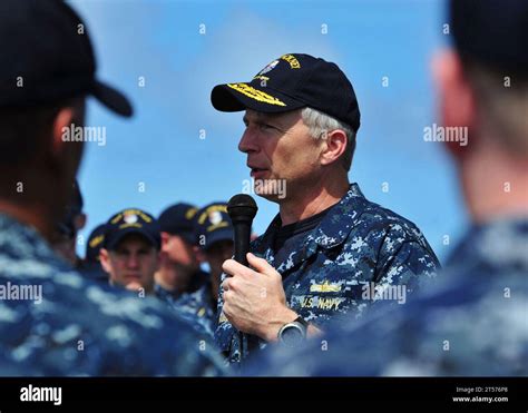 Us Navy Rear Adm Craig S Faller Commander Of Carrier Strike Group 3