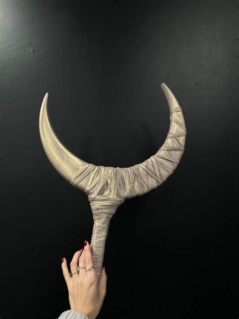 Khonshu Staff Moon Knight Cosplay Weapon Etsy