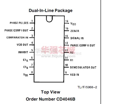 Cd4046 Pdfcd4046中文资料cd4046应用电路 华秋商城