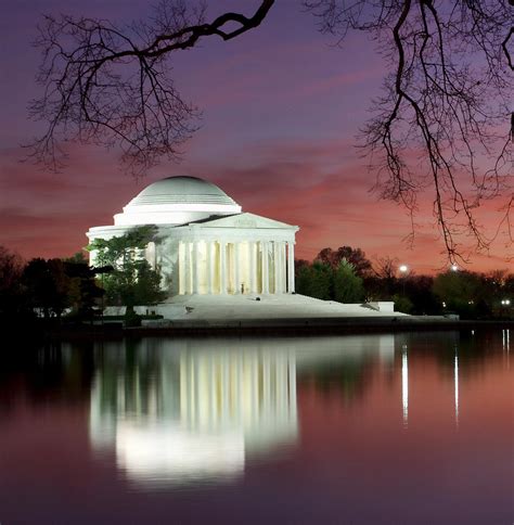 Jefferson Memorial Sunset Sydney Tran Photograph By Sydney Tran