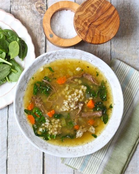 Hearty Beef Barley Soup | The Organic Kitchen Blog and Tutorials