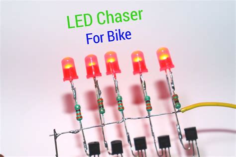 How To Make Led Chaser Using Ne555 Ic Bc547 17 Steps Instructables