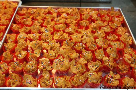 intai dapur biskut cornflakes madu