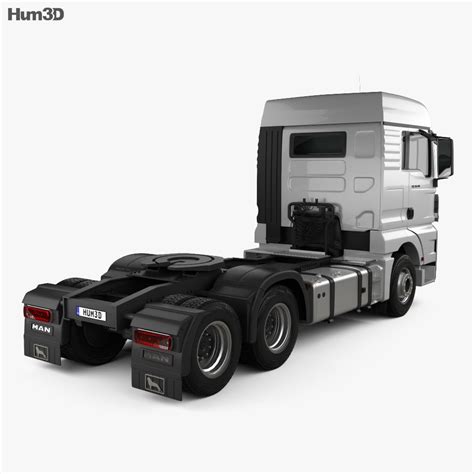 Man Tgx Tractor Truck Axle D Model Vehicles On Hum D