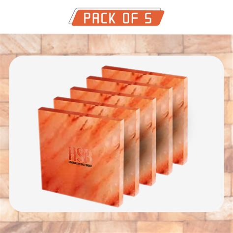 Pure Pink Himalayan Salt Tiles 8 X 4 X 075 Pack Of 12 Hsb