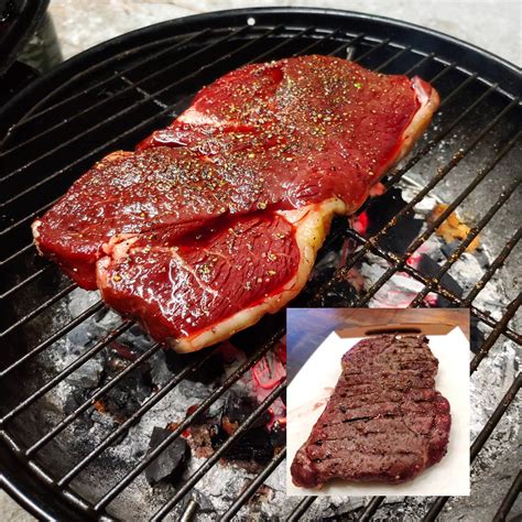 Grass Fed Top Sirloin Steak From A Local Ranch Nothing Beats Barbeque In The Winter Rfoodporn