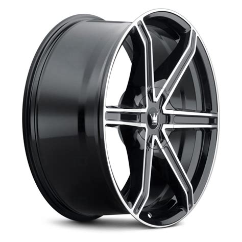 MAZZI 371 STILTS Wheels Black With Machined Face Rims