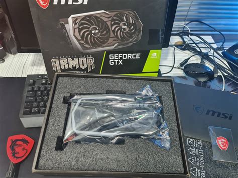 MSI GEFORCE GTX 1660 ARMOR 6G OC 6GB GDDR5 192bit NVIDIA Ekran Kartı ...