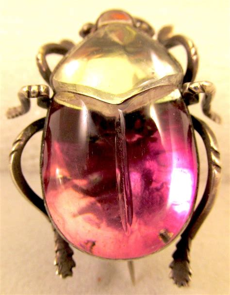 Antique Rock Crystal Bug Pin At 1stdibs