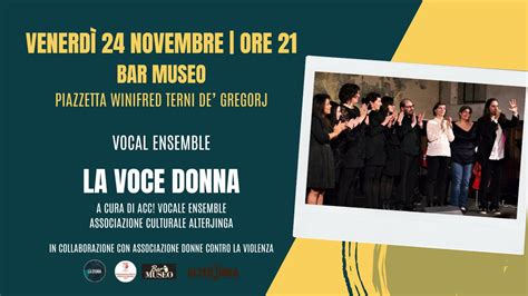 Improvvisazione Canora La Voce Donna Cultura Crema