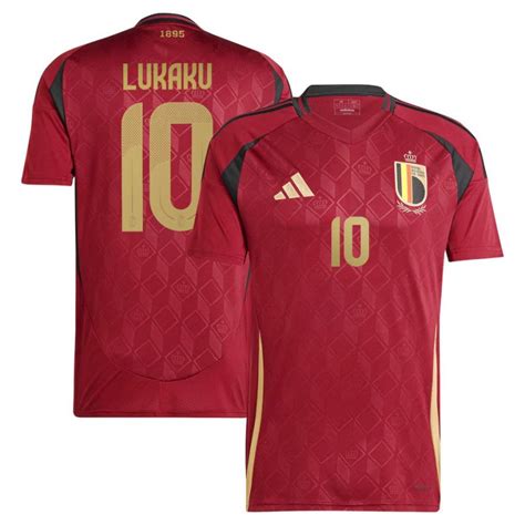 Maillot Belgique Domicile Lukaku Foot Soccer Pro