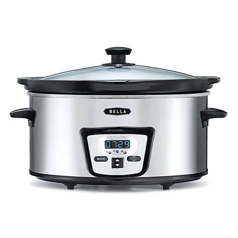 11 Incredible Bella 13973 5 Qt Programmable Polished Stainless Steel Slow Cooker For 2024