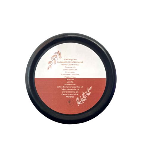 Seiva Cinnamon Menthol Salve 2000mg Canna Living Cbd