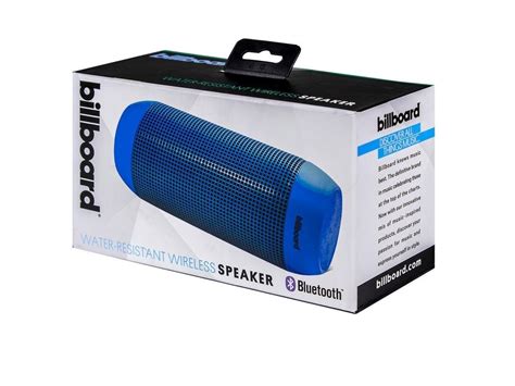 Billboard Bb Long Range Water Resistant Bluetooth R Speaker Blue