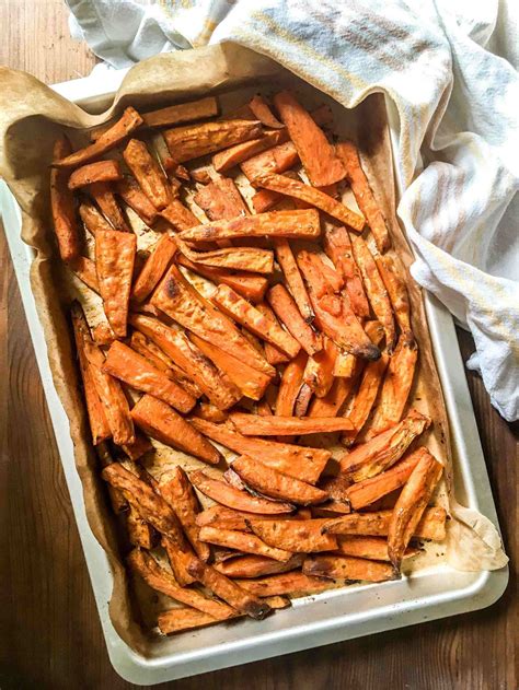 Baked Sweet Potato Sticks - Healthy Forkful