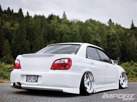 Stanced Subaru Impreza Sedan