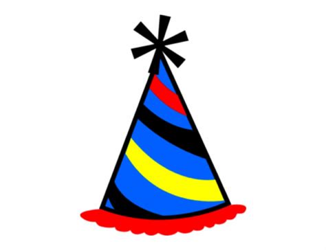 Party Hat Birthday Clip Art Red Party Hat Transparent Png Clipart Png
