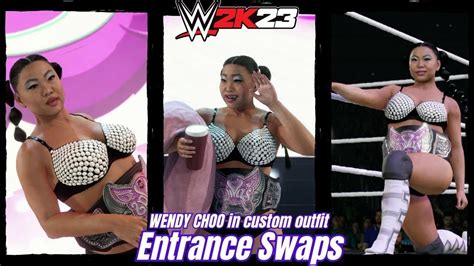 Wendy Choo Custom Entrance Swaps In Custom Outfit Youtube