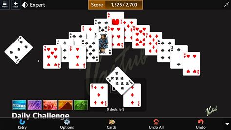 Microsoft Solitaire Collection - Pyramid [Expert] | Daily Challenge ...