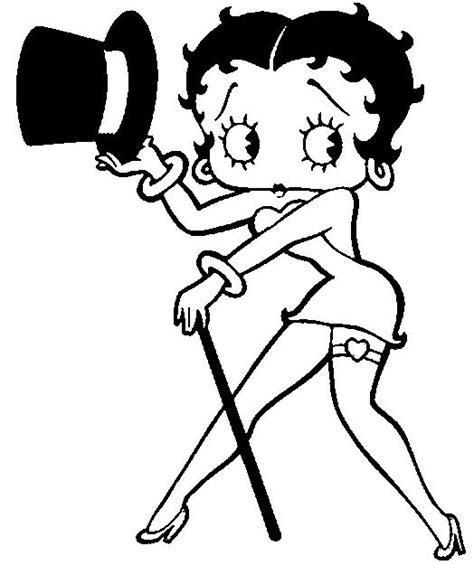 Dibujo De Betty Boop Para Colorear Y Pintar 11605