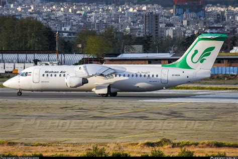 EP MON Mahan Air British Aerospace Avro RJ100 Photo By Mohamadreza