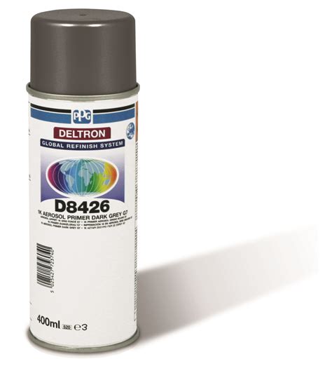 Ppg D E Aerosol Primer Dark Grey G Lakkspesialisten