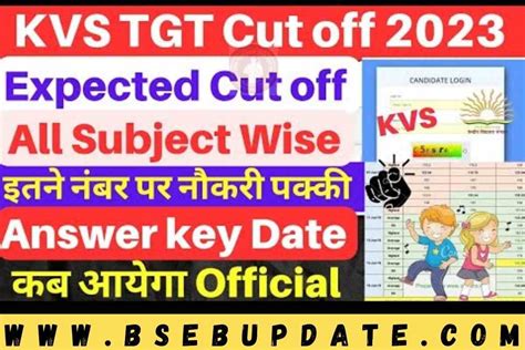 Kvs Answer Key Result Date Tgt Pgt Prt Exam Analysis Cut Off