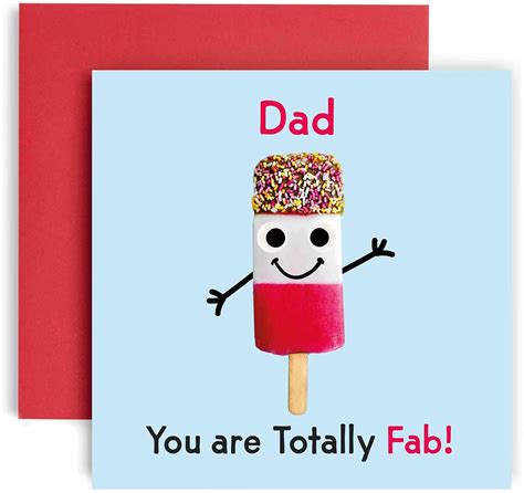 Huxters Birthday Cards For Men You Re Fab Ice Lolly Birthday Uncle