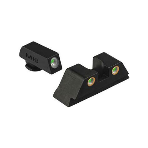 Mepro Usa Llc Tru Dot Night Sights For Glock 424348 Tritium Enhanced