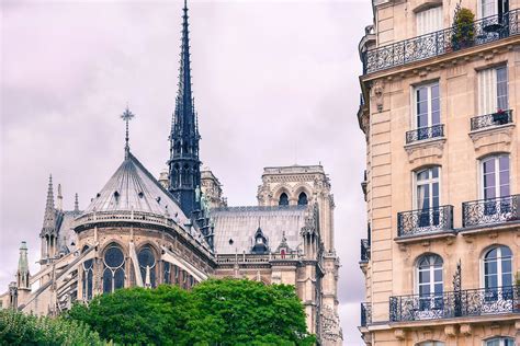 Paris France Notre Dame Cathedral One Of The Most Beautiful