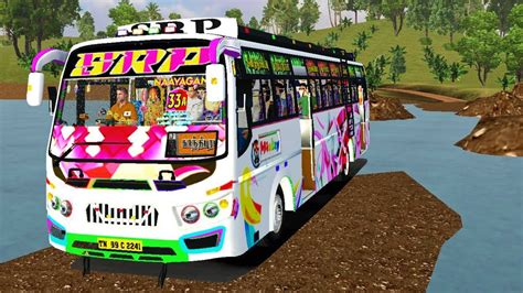 Tn Private Bus Srp Driving 🎀💥 Offroad Bus Simulator Indonesia Youtube