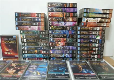 Rare Star Trek Voyager Vhs Tapes Tape Bundle In Vgc Pal