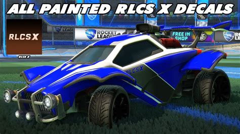 All Painted Rlcs X Octane Painted Decals Rocket League Showcase Youtube